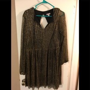 Xhileration Black Sparkle dress